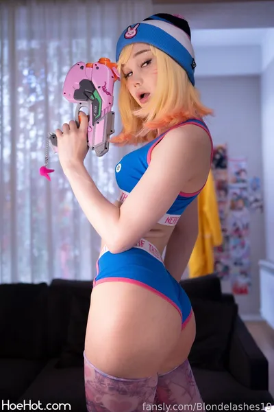 Blondelashes19 - D.Va lingerie nude cosplay leaked 212840