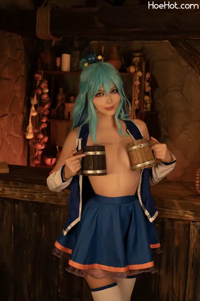 tsukides - aqua nude cosplay leaked 139603