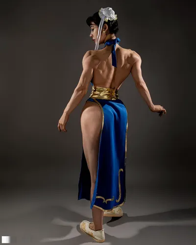 Yuan Herong - Chun li nude cosplay leaked 23950