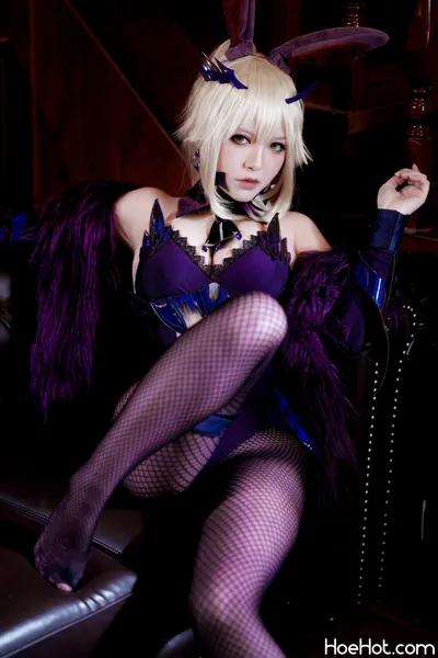 半半子 – LancerAlter Bunny nude cosplay leaked 521154