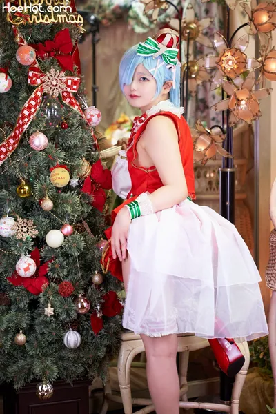 Itchika Red-Beryl - XMas Rem nude cosplay leaked 48243