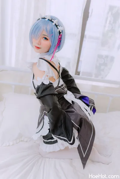 [PoppaChan] Rem Maid Re-Zero nude cosplay leaked 91334