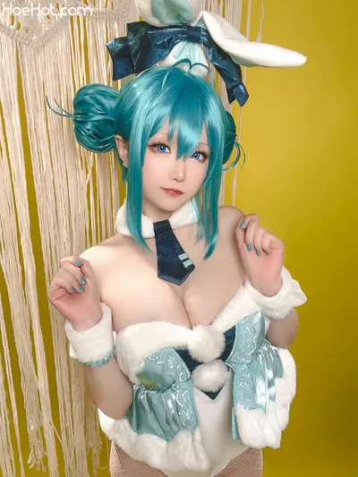 [Hoshilily] September 2023 Plan A - Hatsune Miku BiCute Bunnies (White Bunny Version) nude cosplay leaked 162146