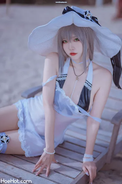 [二佐Nisa] 碧蓝天鹰泳装 Azur Lane Aquila Swimsuit nude cosplay leaked 222356