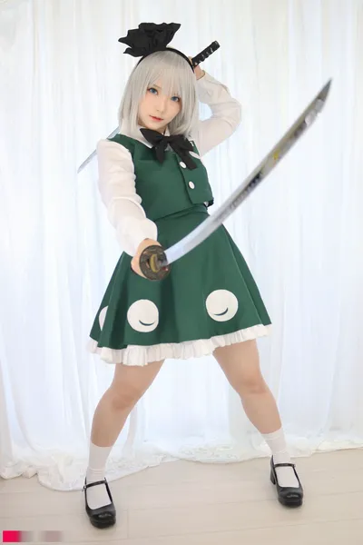 Yukina - Youmu Konpaku nude cosplay leaked 6954