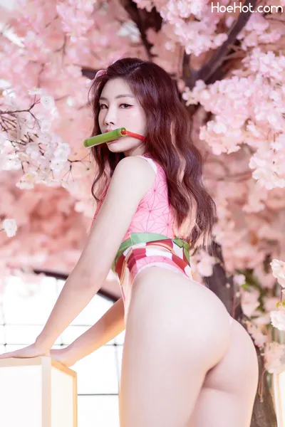 Yebin(전예빈) - 灶门祢豆子Kamado Nezuko nude cosplay leaked 271544