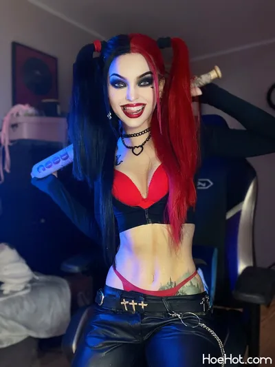 Andrasta - Goth Harley Quinn nude cosplay leaked 580739