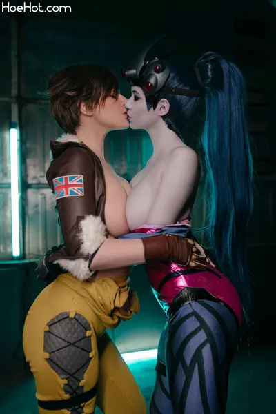 Alina Becker - Widowmaker x Tracer nude cosplay leaked 609006