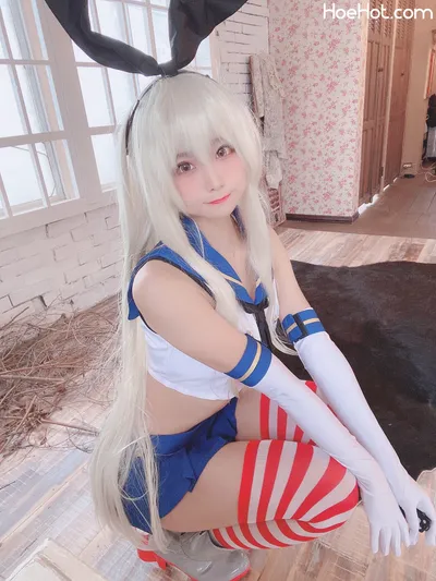 [(・´_ゝ｀)柳丸🍠] 【59枚】撮れたて！島風の装い nude cosplay leaked 492477