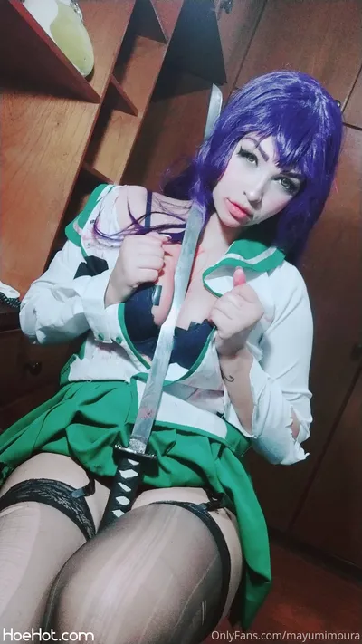 Mayumi Moura - Saeko nude cosplay leaked 325166