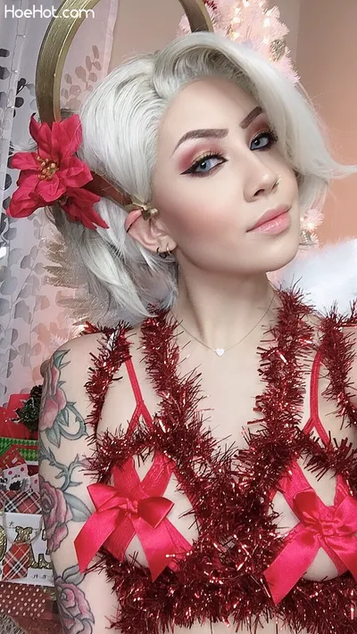 Felicia Vox - XMAS Mercy nude cosplay leaked 372308