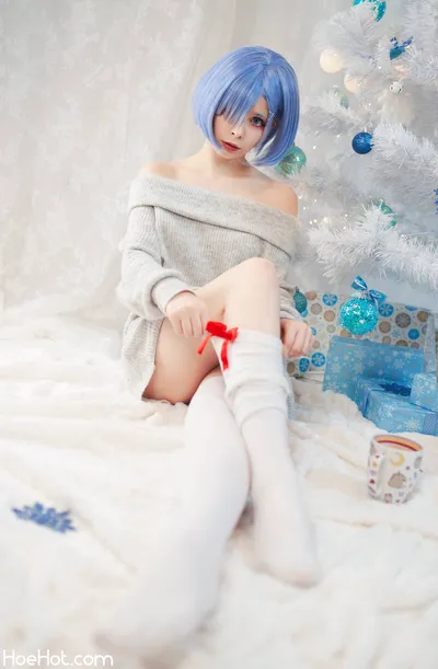 Akariia - Rem XMAS nude cosplay leaked 297873