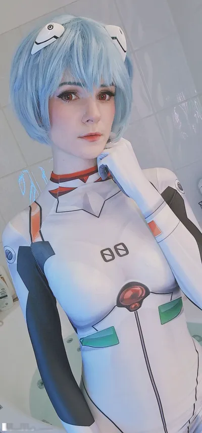 Shaeunderscore - Rei Ayanami Bath nude cosplay leaked 22095