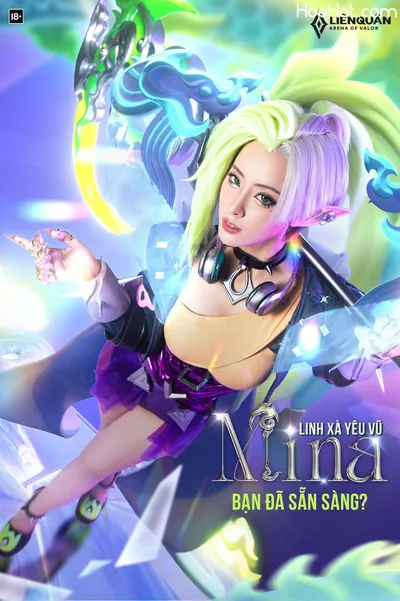 Arena of Valor Cosplay Mina Full Moon : Naga nude cosplay leaked 95898