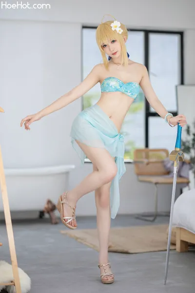 封疆疆 - saber水着 nude cosplay leaked 70645