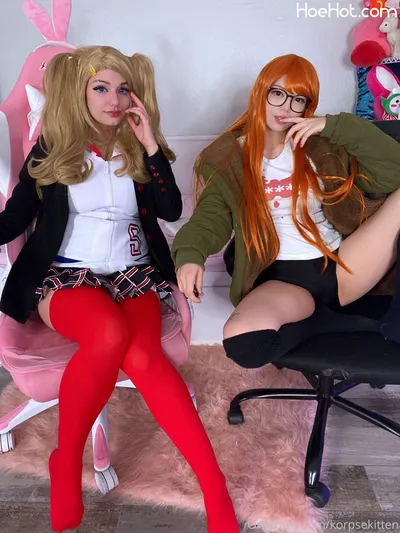 Korpsekitten &amp; Noobs and boobs - Ann &amp; Futaba nude cosplay leaked 390019