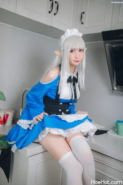 [贝儿酱Miki] NO.03 艾米莉亚女仆 Emilia Maid nude cosplay leaked 471730