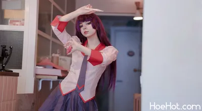 Himeecosplay - Hitagi Senjougahara nude cosplay leaked 345219