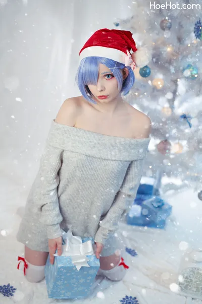 Akariia - Rem XMAS nude cosplay leaked 297880