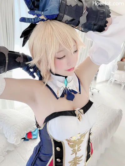 [林檎蜜紀] 性人…成人の日に💙☕️原神💙☕️ジン団長のえっちな更新 nude cosplay leaked 541213