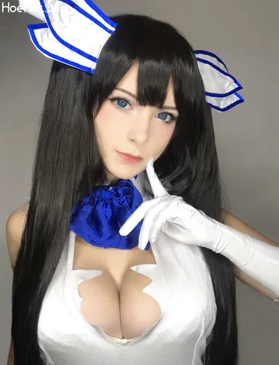 Nikachi  - Hestia nude cosplay leaked 605964