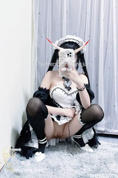 小青茗 能代女仆 nude cosplay leaked 378250