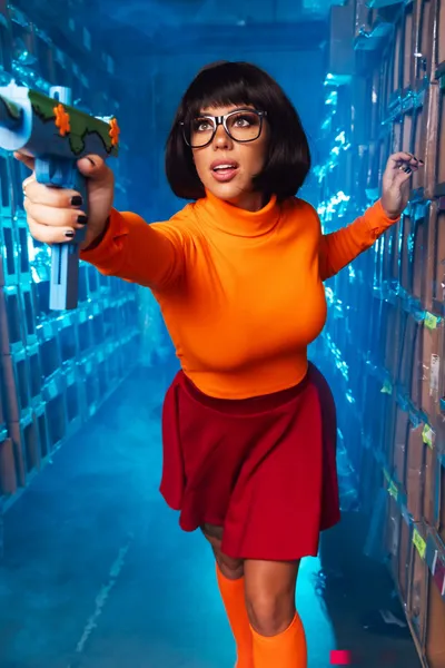 Alex Zedra - Velma nude cosplay leaked 6210