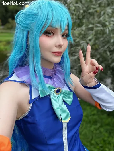 tsukides - aqua nude cosplay leaked 139610