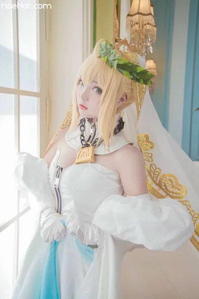 [斯文文文文] FATEGRAND ORDERCOS尼禄克芳狄乌斯花嫁二破 nude cosplay leaked 27604