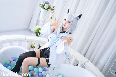 黑猫猫 - Hololive - Shirakami Fubuki nude cosplay leaked 434271