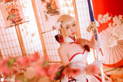 二佐Nisa Fate Saber nude cosplay leaked 506929