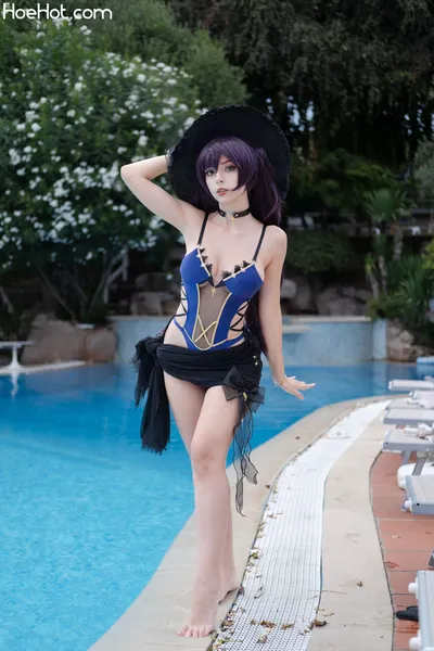 Himeecosplay - Mona swimsuit nude cosplay leaked 343530