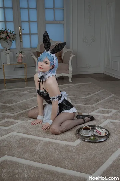 Michi Kyunn Rem Bunny Maid nude cosplay leaked 501144