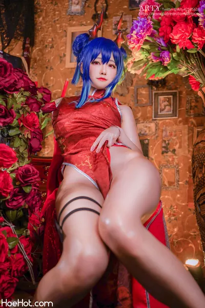 Arty huang - Arknights Chen qipao [18P] nude cosplay leaked 539970