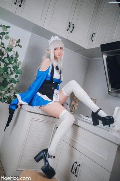 [贝儿酱Miki] NO.03 艾米莉亚女仆 Emilia Maid nude cosplay leaked 471735