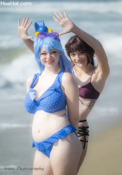 Realfrogg - Aqua nude cosplay leaked 322092