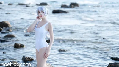 Himeecosplay - Rei Swimsuit nude cosplay leaked 405546