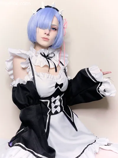 Bunni Lynn - Rem Maid nude cosplay leaked 323695