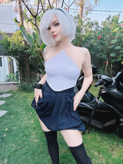 Caticornplay - 2B Bike nude cosplay leaked 54255