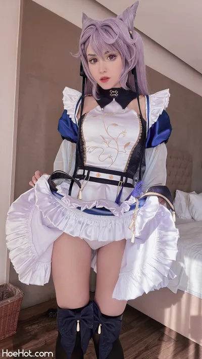 Shirogane-Sama - Keqing Maid nude cosplay leaked 315280