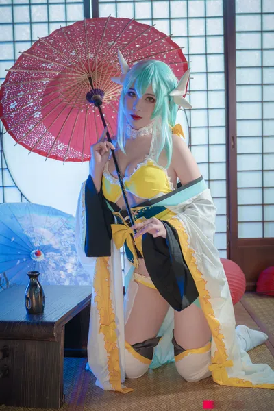 羊大真人 - 清姬泳装 nude cosplay leaked 5639