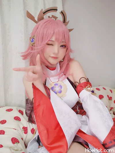 [Yuki亭] 🌸八重神子🌸 nude cosplay leaked 504615