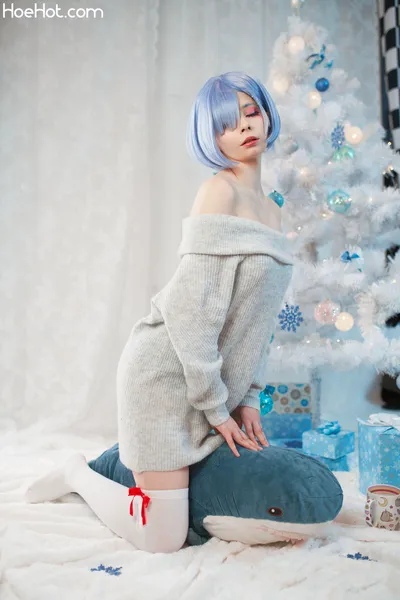 Akariia - Rem XMAS nude cosplay leaked 297870