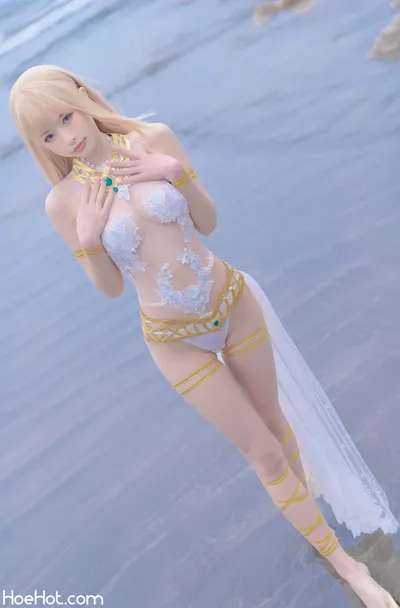 清水由乃 玛丽萝丝 白色泳衣(Dead or Alive) nude cosplay leaked 521474