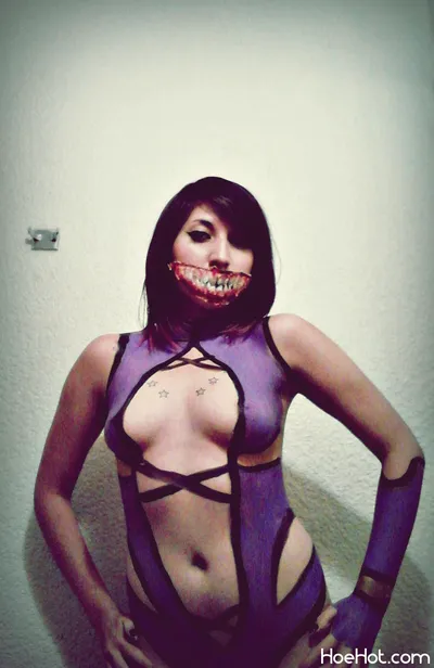 Mileena Cosplay Body Paint nude cosplay leaked 391265