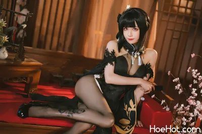 Tomoyo酱-碧蓝航线-镇海旗袍azur lanechen haif:big breastsf:high heelsf:makeupf:pantyhosenon-nude nude cosplay leaked 58424