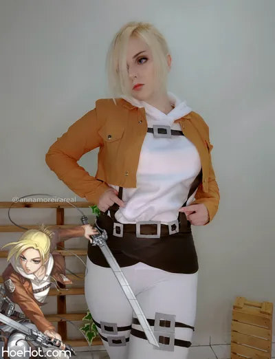 Anna Moreira - Annie Leonhart nude cosplay leaked 428331