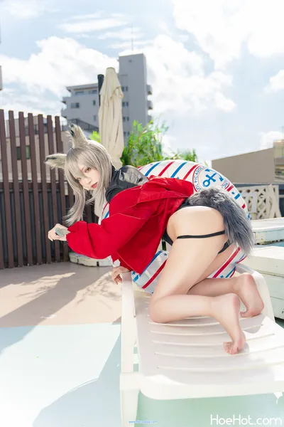 [切切celia] 明日方舟 红 Arknights Vermeil nude cosplay leaked 184044