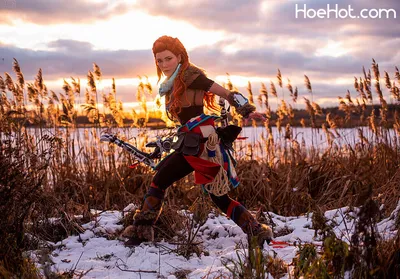 Aloy (Horizon Zero Dawn) by Oichi nude cosplay leaked 577429