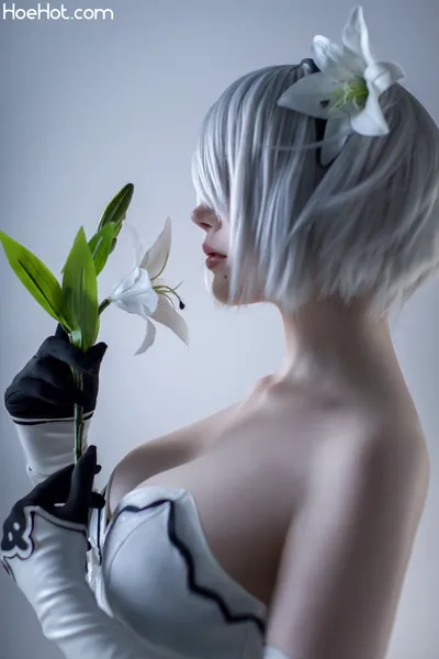 Sayathefox 2B the white body nude cosplay leaked 628638